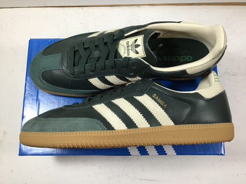 Vist Large View of Product Image Which is NEW Adidas SAMBA OG Soccer Indoor Shoes Green Senior 9.5