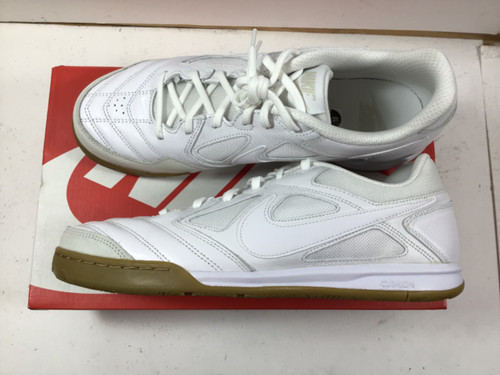 Vist Large View of Product Image Which is NEW Nike GATO Soccer Indoor Shoes White Senior 10