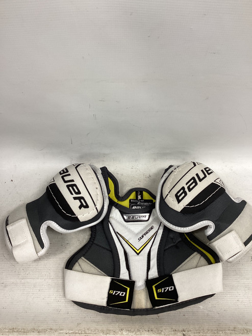 Vist Large View of Product Image Which is Used Bauer SUPREME S170 Youth Shoulder Pads MD