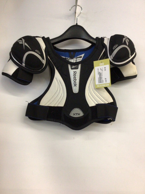 Vist Large View of Product Image Which is Used Reebok XTK Junior Shoulder Pads SM