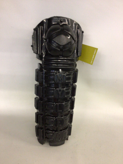 Vist Large View of Product Image Which is Used Mylec SHINGUARD Junior Shin Guards Black 14"