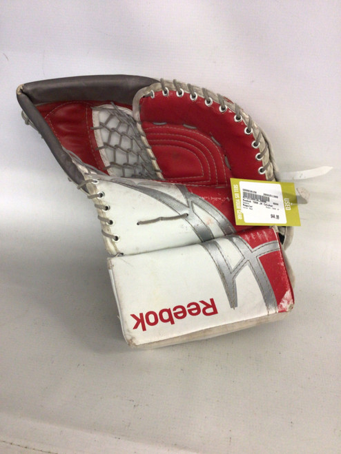Vist Large View of Product Image Which is Used Reebok 7000 JR Junior Goalie Catcher Red