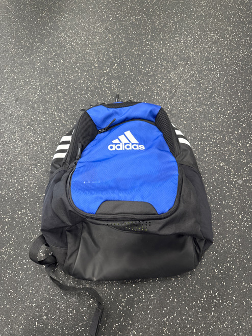 Vist Large View of Product Image Which is Used Adidas Soccer Player Sackpack Royal Blue