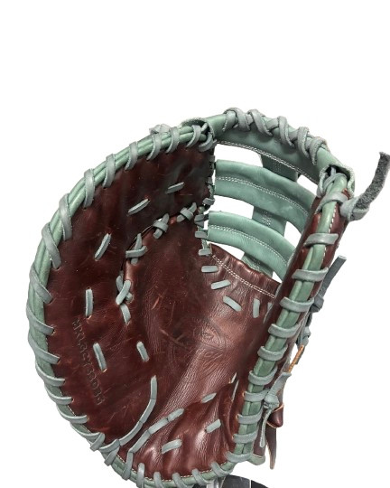 Vist Large View of Product Image Which is Used Easton MKLGCY38DBG MITT BB/SB First Base LH Throw Chocolate 12 3/4"