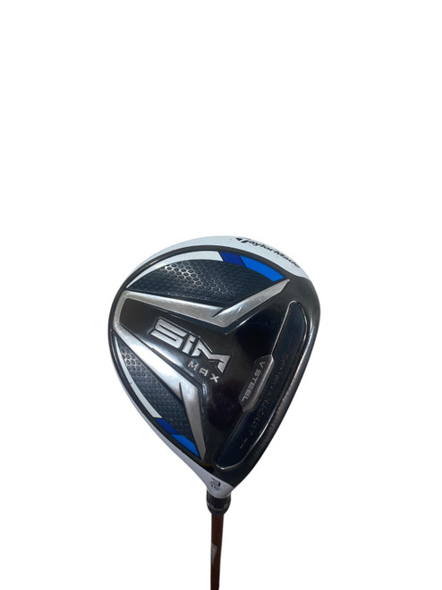 Vist Large View of Product Image Which is Used Taylormade SIM MAX Mens Fairway Wood RH 3 Wood