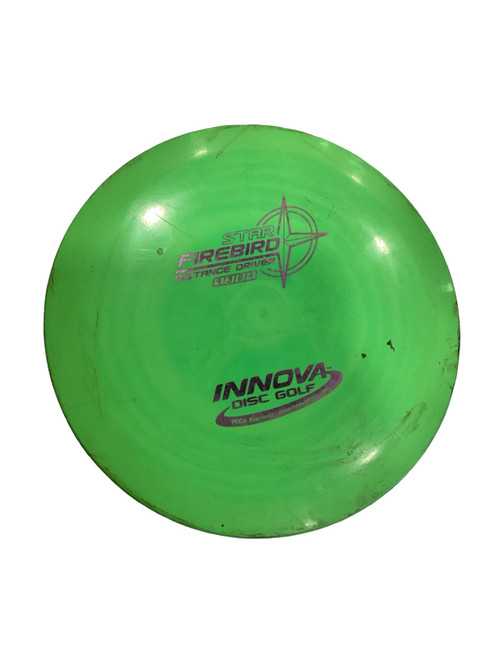 Vist Large View of Product Image Which is Used Innova FIREBIRD STAR Disc Golf Driver Green 168g