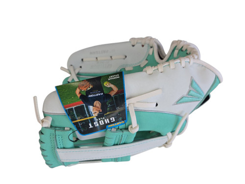 Vist Large View of Product Image Which is Used Easton GHOST FLEX BB/SB Glove RH Throw Green 11"
