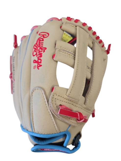 Vist Large View of Product Image Which is Used Rawlings SURE CATCH BB/SB Glove RH Throw None 12"