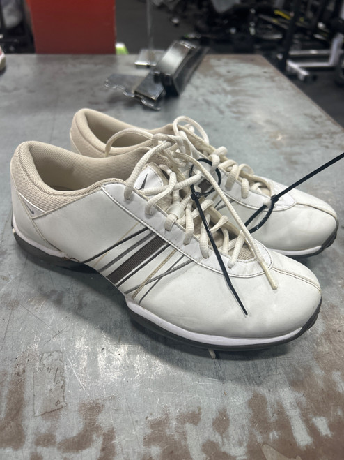 Vist Large View of Product Image Which is Used Nike Womens Golf Shoes White Senior 7.5