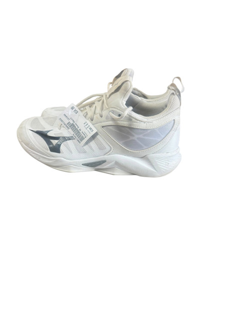 Vist Large View of Product Image Which is Used Mizuno VB Shoes Adult White Senior 8.5