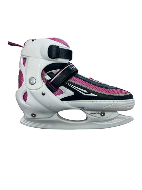 Vist Large View of Product Image Which is Used Lake Placid ADJ FIGURE SKATE 6-9 WomensFigure Skate White Adjustable