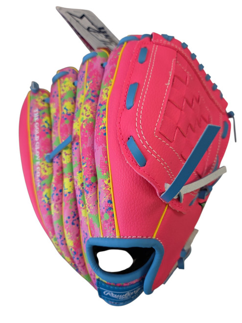 Vist Large View of Product Image Which is Used Rawlings FLEX PALM CHILI BB/SB Glove RH Throw None 11"