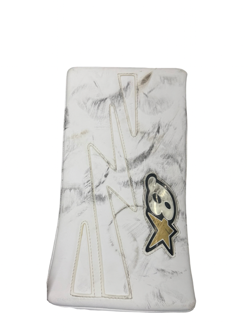Vist Large View of Product Image Which is Used Brians NETZERO 2 Junior Goalie Catcher White