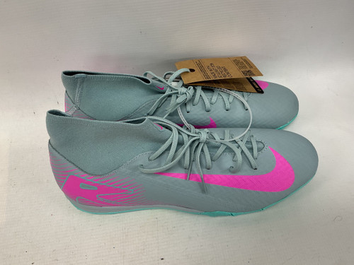 Vist Large View of Product Image Which is New Nike Mercurial Superfly 10 Indoor Shoes Teal Senior 10.5