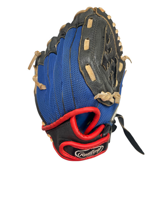 Vist Large View of Product Image Which is Used Rawlings PLAYMAKER SERIES BB/SB Glove RH Throw Black 10"