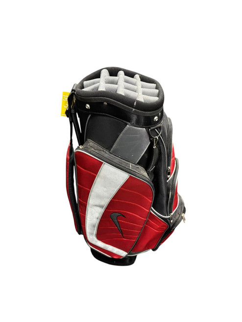 Vist Large View of Product Image Which is Used Nike 14 WAY CART BAG Mens Cart Bag Black And Red