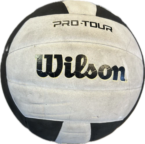Vist Large View of Product Image Which is Used Wilson Indoor Volley Ball  White