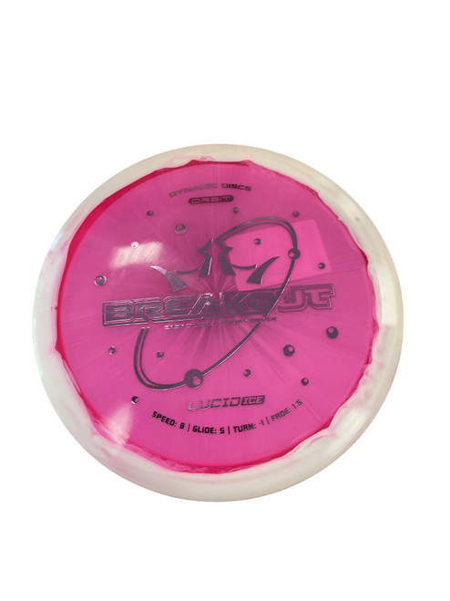 Vist Large View of Product Image Which is Used Dynamic Discs BREAKOUT Disc Golf Driver Pink