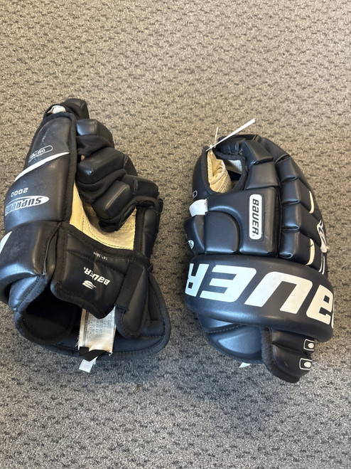 Vist Large View of Product Image Which is Used Bauer SUPREME 2000 Senior Gloves None 14"