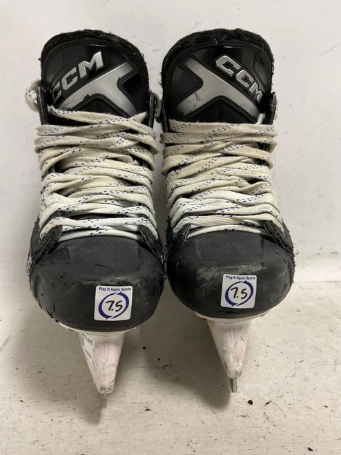 Vist Large View of Product Image Which is Used CCM TACKS XF70 Senior Hockey Skate Black Senior 7.5
