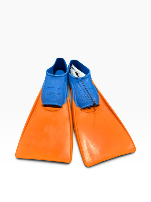 Vist Large View of Product Image Which is Used Finis Underwater Fins Orange XS