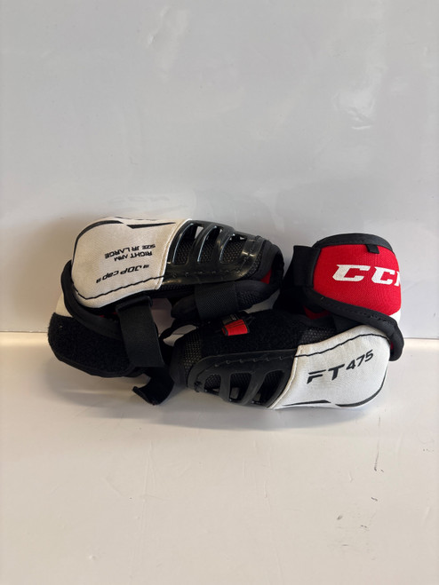 Vist Large View of Product Image Which is Used CCM JETSPEED FT475 E/P Senior Elbow Pads LG