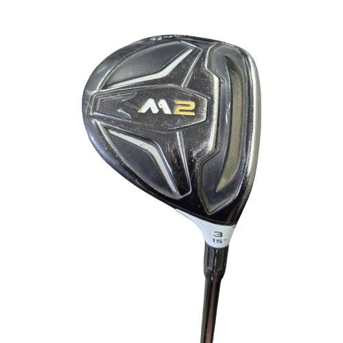 Vist Large View of Product Image Which is Used Taylormade M2 3 WOOD STIFF GRAPH Mens Fairway Wood RH 3 Wood