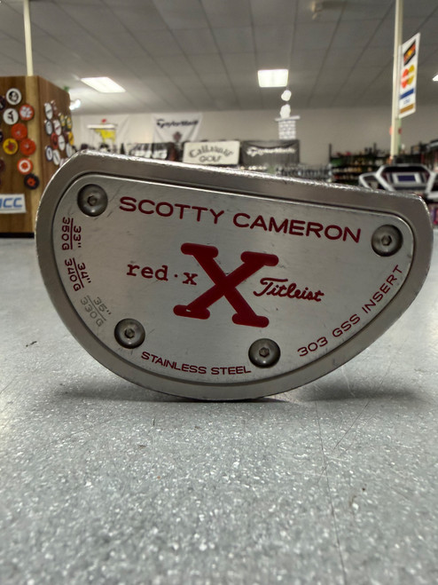 Vist Large View of Product Image Which is Used Titleist SCOTTY CAMERON RED X Mens Putter RH