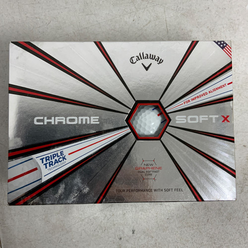 Vist Large View of Product Image Which is Used Callaway CHROME SOFT X TRIPLE TRACK 12 Pack - Golf Balls