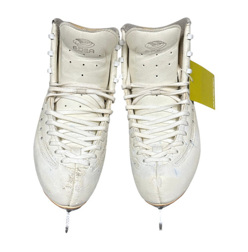 Vist Large View of Product Image Which is Used EDEA ICE FLY Womens Figure Skate White Senior 7