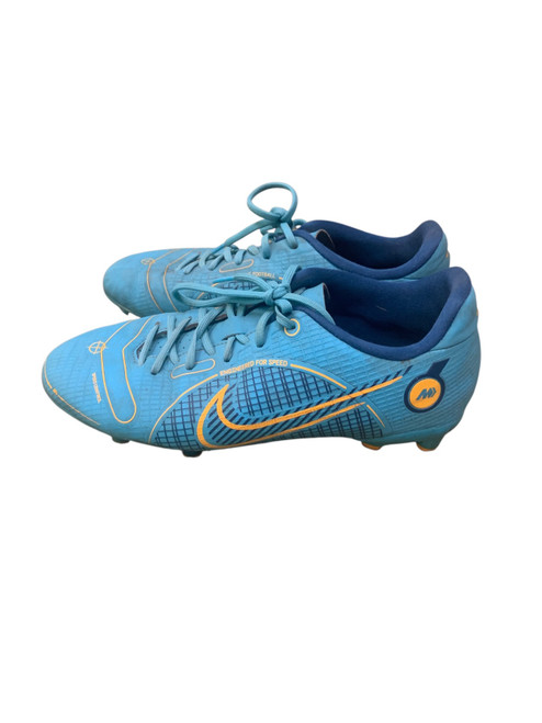 Vist Large View of Product Image Which is Used Nike Soccer Cleats Royal Blue Junior 05.5