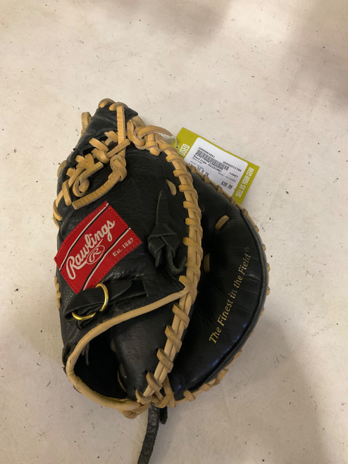 Vist Large View of Product Image Which is Used Rawlings H315CMBC BB/SB Catchers RH Throw Black 31 1/2"
