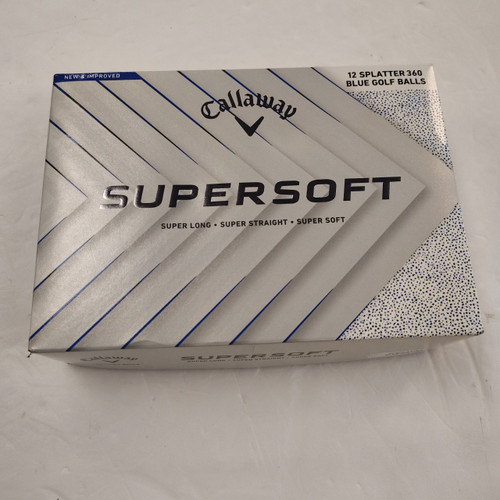 Vist Large View of Product Image Which is Used Callaway SUPERSOFT SPLATTER 12 Pack - Golf Balls
