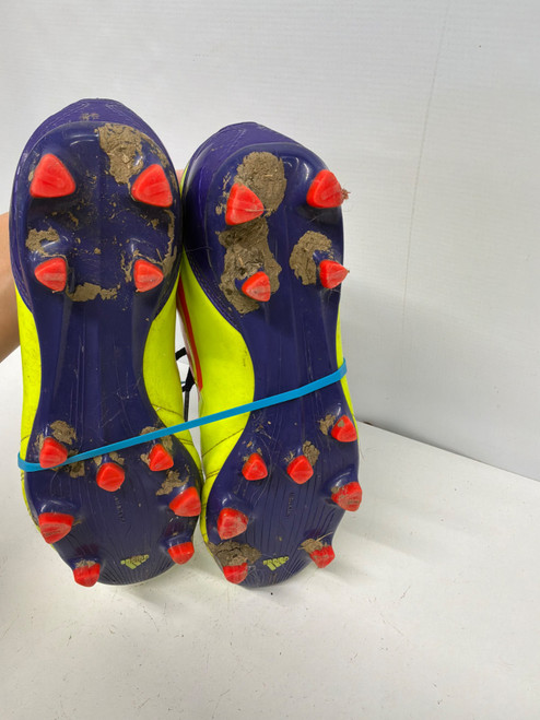 Vist Large View of Product Image Which is Used Adidas Soccer Cleats Yellow Senior 7