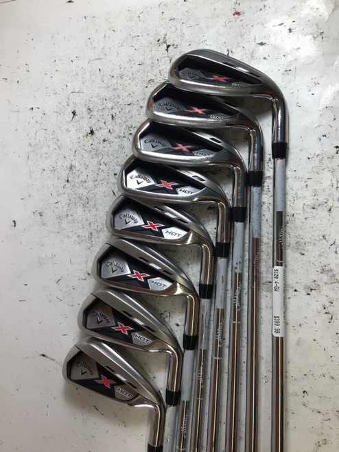 Vist Large View of Product Image Which is Used Callaway X HOT Mens Iron Set RH 4I-GW/AW