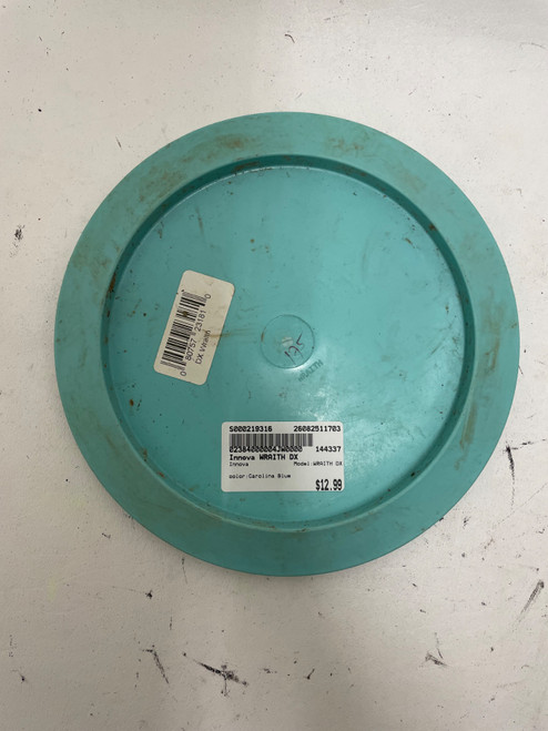 Vist Large View of Product Image Which is Used Innova WRAITH DX Disc Golf Driver Carolina Blue