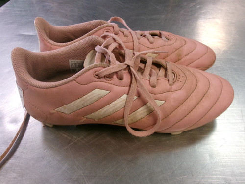 Vist Large View of Product Image Which is Used Adidas Soccer Cleats Pink Senior 7.5
