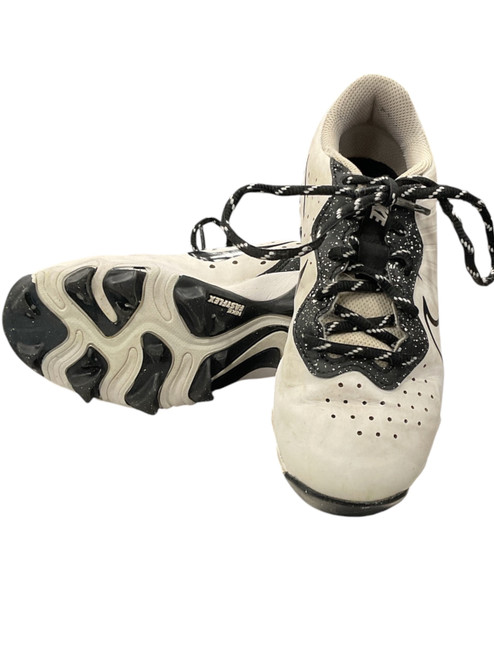 Vist Large View of Product Image Which is Used Nike FAST FLEX BB/SB Cleats White Junior 02.5