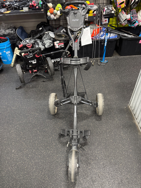 Vist Large View of Product Image Which is Used Bag Boy EXPRESS DLX Golf Cart 3 Wheel
