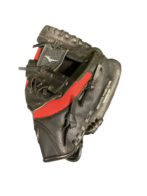 Vist Large View of Product Image Which is Used Mizuno POWER CLOSE BB/SB Glove T-ball Black 10"