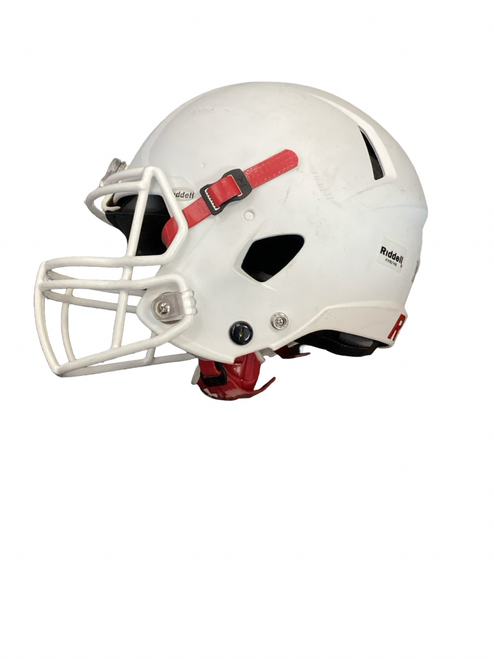 Vist Large View of Product Image Which is Used Riddell VICTOR FB Helmet White XXS