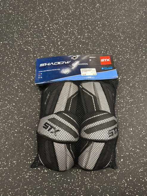 Vist Large View of Product Image Which is Used STX SHADOW Lacrosse Arm Pads/Guards Black MD