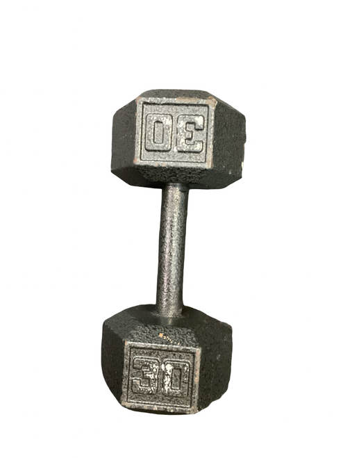 Vist Large View of Product Image Which is Used Hex Dumbbell (Each) 30 lb