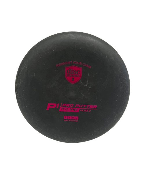 Vist Large View of Product Image Which is Used Discmania D-Line P1 173g Disc Golf Putter Black 