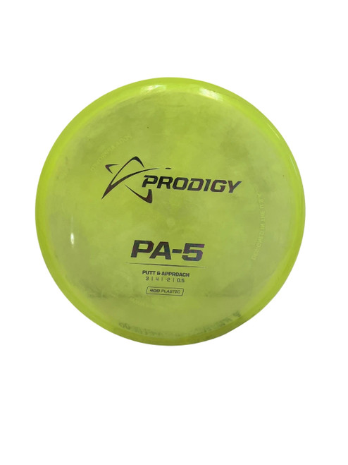 Vist Large View of Product Image Which is Used Prodigy 400 PA-5 173g Disc Golf Putter Neon Green 
