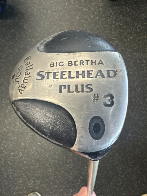 Vist Large View of Product Image Which is Used Callaway BIG BERTHA STEELHEAD PLUS Mens Fairway Wood RH 3 Wood
