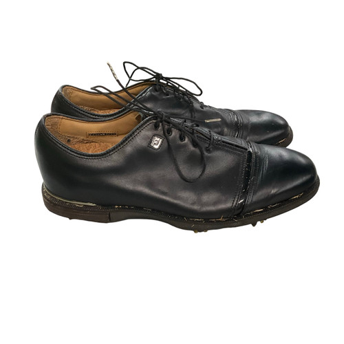 Vist Large View of Product Image Which is Used Foot Joy ICON BLACK Mens Golf Shoes Black Senior 9