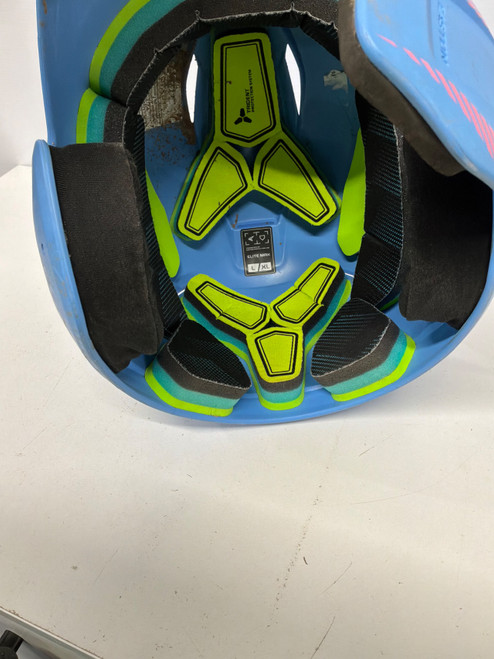 Vist Large View of Product Image Which is Used Easton ELITE Batting Helmet No Mask Royal Blue LG