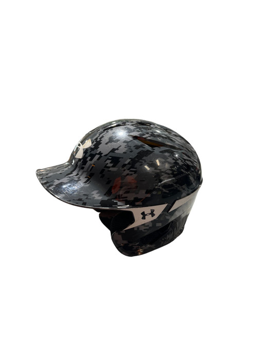 Vist Large View of Product Image Which is Used Under Armour 5 7/8 - 6 3/4 Batting Helmet No Mask Grey XS