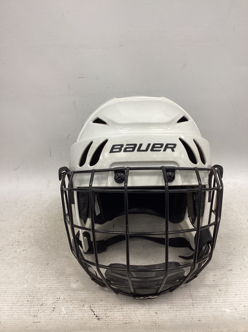 Vist Large View of Product Image Which is Used Bauer M10 COACHES HELMET Hockey Helmet Only White SM